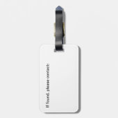 Flute Hoesje Label Bagagelabel (Achterkant verticaal)