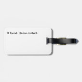 Flute Hoesje Label Bagagelabel (Achterkant horizontaal)