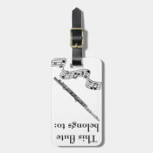 Flute Identification Label Bagagelabel (Voorkant verticaal)