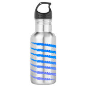 Flute Instrument Blue Ombre Waterfles (Voorkant)