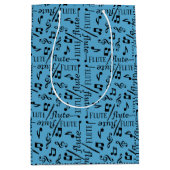 Flute-instrument Medium Cadeauzakje (Voorkant)