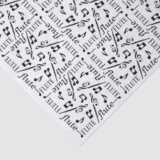 Flute Instrument Tissuepapier (Detail)