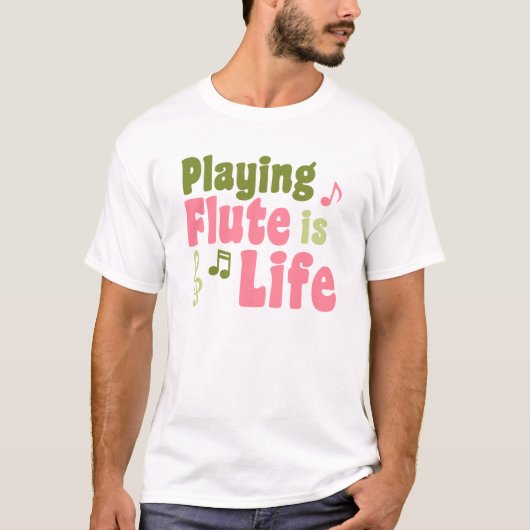 Flute is Life T-shirt (Voorkant)