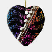 Flute is mijn passie_ keramisch ornament (Rechts)