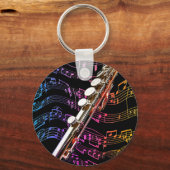 Flute is mijn passie_ sleutelhanger (Voorkant)
