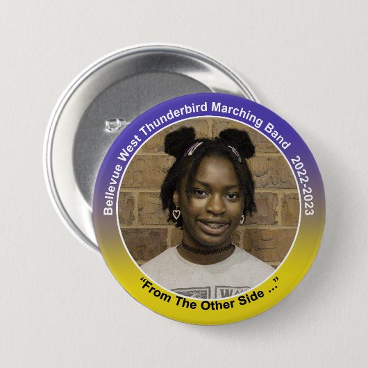 Flute Jade 9 Ronde Button 7,6 Cm (Voorkant /achterkant)