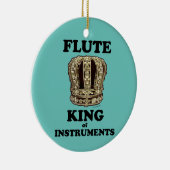 Flute King of Instruments Keramisch Ornament (Rechts)