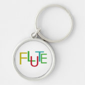 Flute Letters Sleutelhanger (Voorkant)