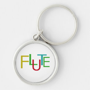 Flute Letters Sleutelhanger