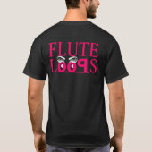 Flute Loops Mannen T-Shirt (Achterkant)