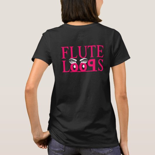Flute Loops Women's T-Shirt (Achterkant)