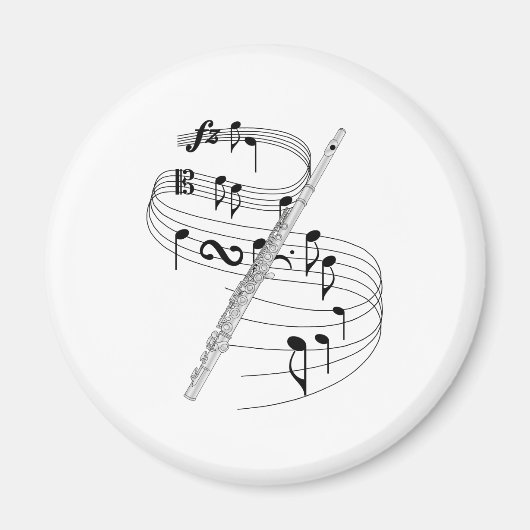 Flute Magneet (Voorkant)