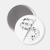 Flute Magneet (Voorkant / Achterkant)