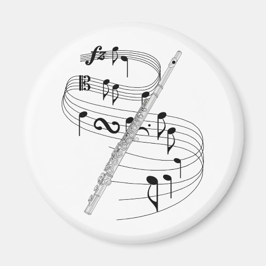 Flute Magneet (Voorkant)
