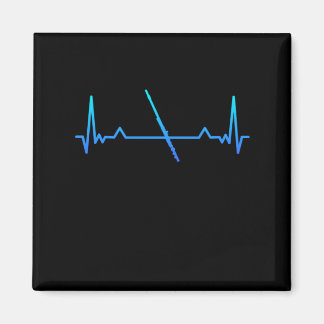 Flute Marching Band Heartbeat Mam Gift Magneet
