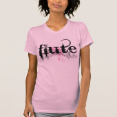 Flute Music Grunge T-shirt (Voorkant)