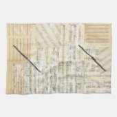 Flute Music Kitchen Towel Theedoek (Horizontaal)