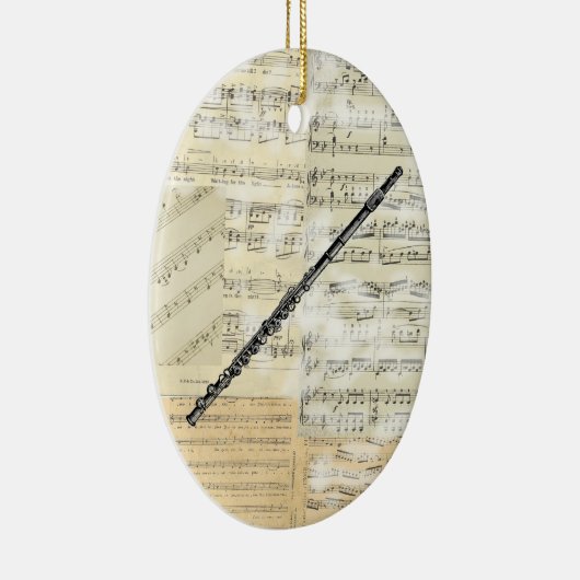  Flute Music Ornament (Rechts)