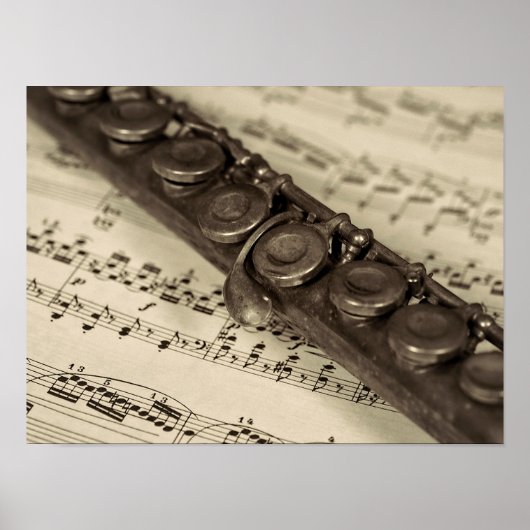 Flute Music Poster (Voorkant)