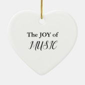 Flute Music Rainbow kerstversiering Keramisch Ornament (Achterkant)