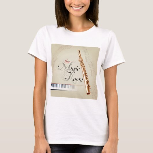 Flute Music Room T-shirt (Voorkant)