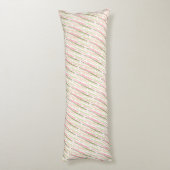 Flute Musical Instrument Band Orkest Roze Gift Lichaamskussen (Achterkant (Verticaal))