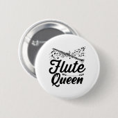 Flute Musical Instrument | Flutist Gift Idee Ronde Button 5,7 Cm (Voorkant /achterkant)