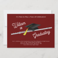 Flute Musician Graduation Party Music