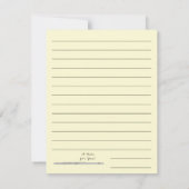 Flute Musician Music Teacher Band Bedankkaart (Achterkant)