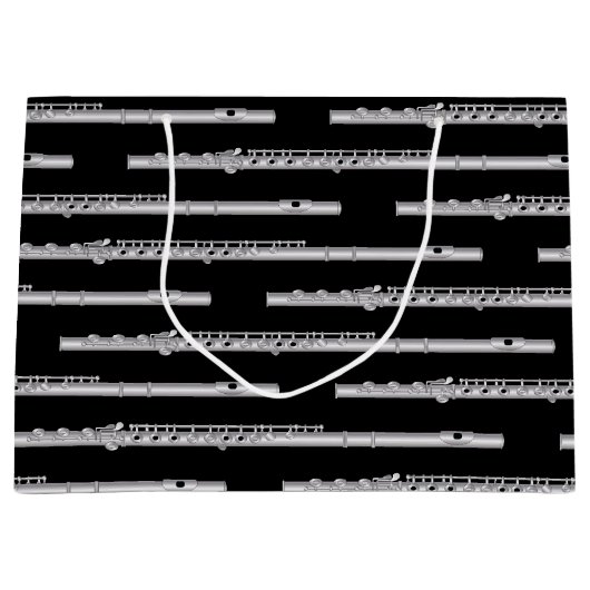 Flute Musician Music Teacher Band Groot Cadeauzakje (Voorkant)