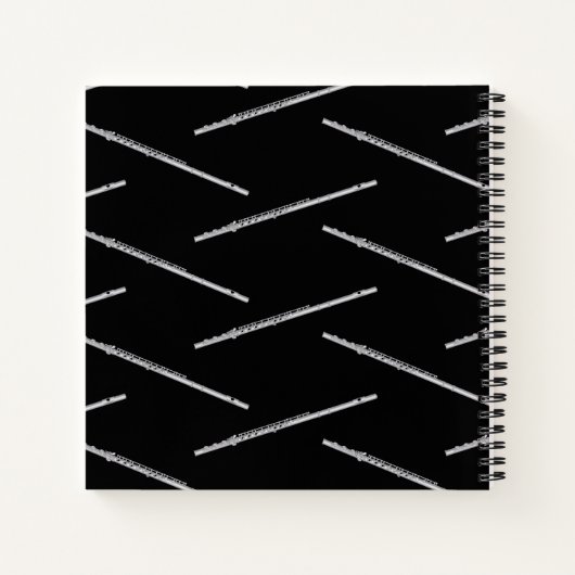 Flute Musician Music Teacher Band Notitieboek (Achterkant)