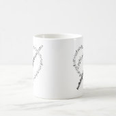 Flute Muzieknoten Coffee-Mok Koffiemok (Center)