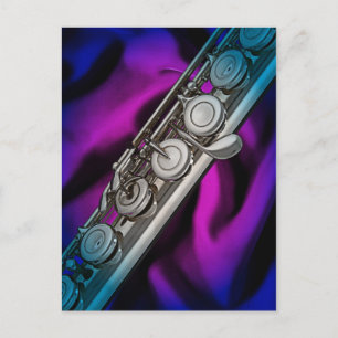 Flute of Flutist Briefkaart of Mailingkaart