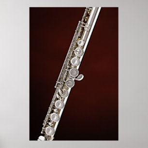 Flute of Flutist Musicien Poster