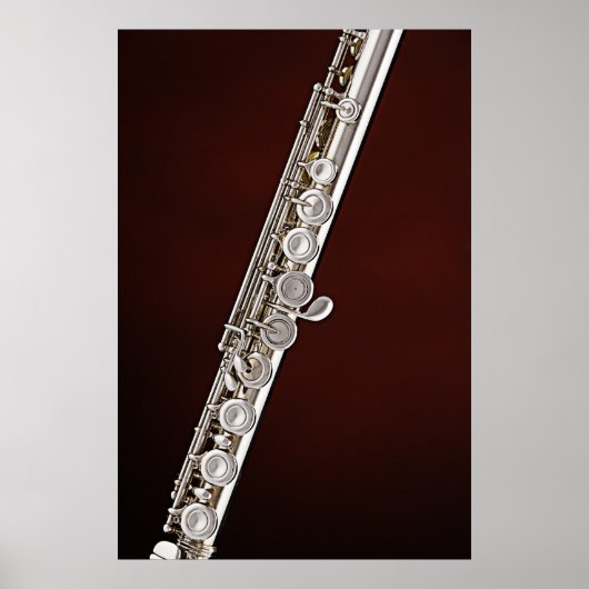 Flute of Flutist Musicien Poster (Voorkant)
