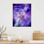 Flute of Flutist Musicien Poster (Keuken)