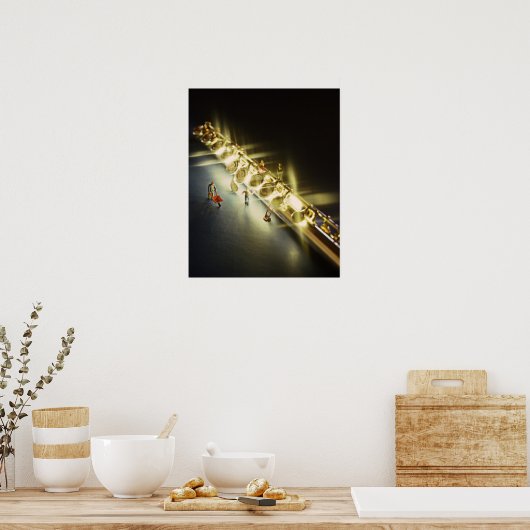 Flute of Flutist Poster (Keuken)