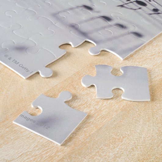 Flute on Sheet Music Legpuzzel (Zijkant)