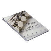 Flute on Sheet Music Notitieboek (Rechterzijde)