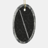 Flute Oval Ornament Pendant (Rechts)