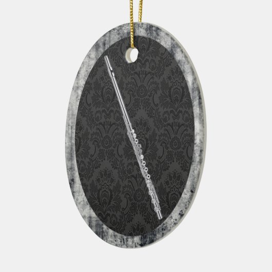 Flute Oval Ornament Pendant (Links)