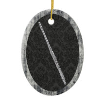 Flute Oval Ornament Pendant