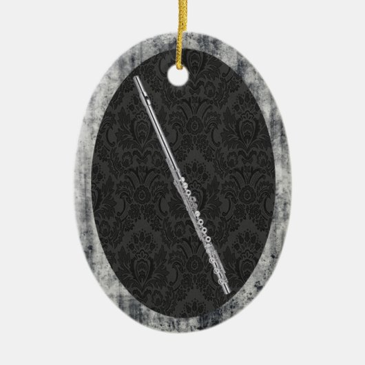 Flute Oval Ornament Pendant (Voorkant)