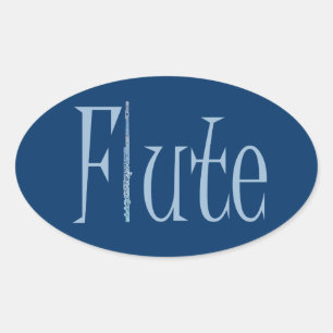 Flute Ovale Sticker
