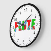 Flute Patchwork-tekst Grote Klok (Hoek)