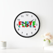 Flute Patchwork-tekst Grote Klok (Huis)