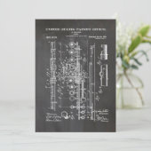 Flute Patent Feestdagenkaart (Staand voorkant)