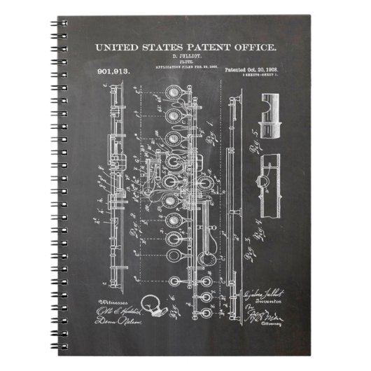 Flute Patent Notitieboek (Voorkant)