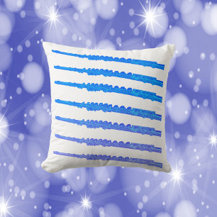 Flute Pattern Blue Ombre Kussen