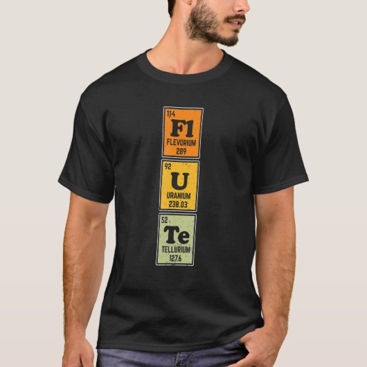 Flute Physics Elements T-shirt (Voorkant)
